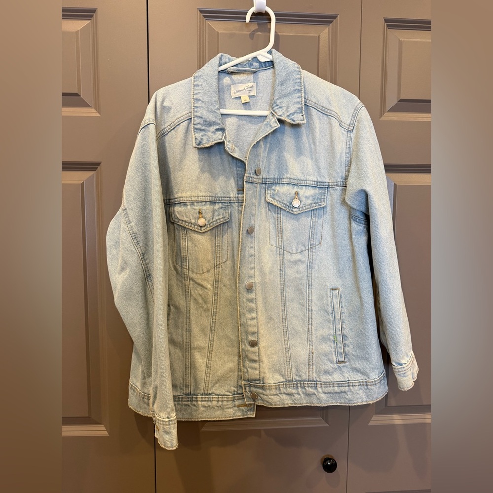 Oversized Denim Jacket- Universal Threads - image 1